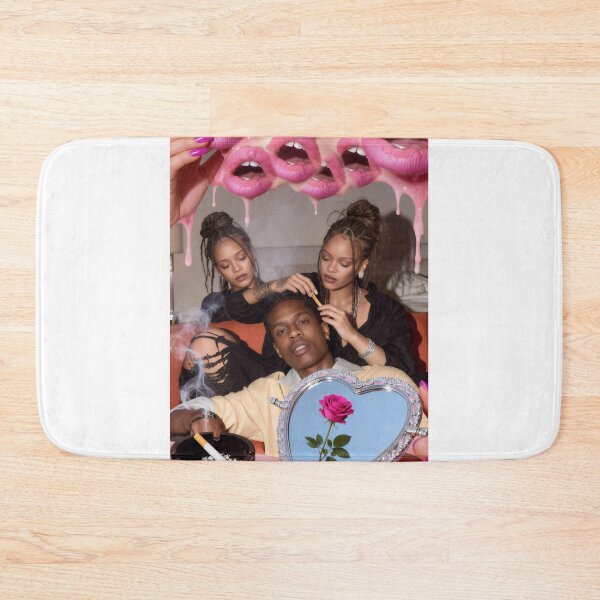Item preview, Surreal Rihanna & A$AP Rocky Melting Pink Collage designed and sold by y2kponyclub.
