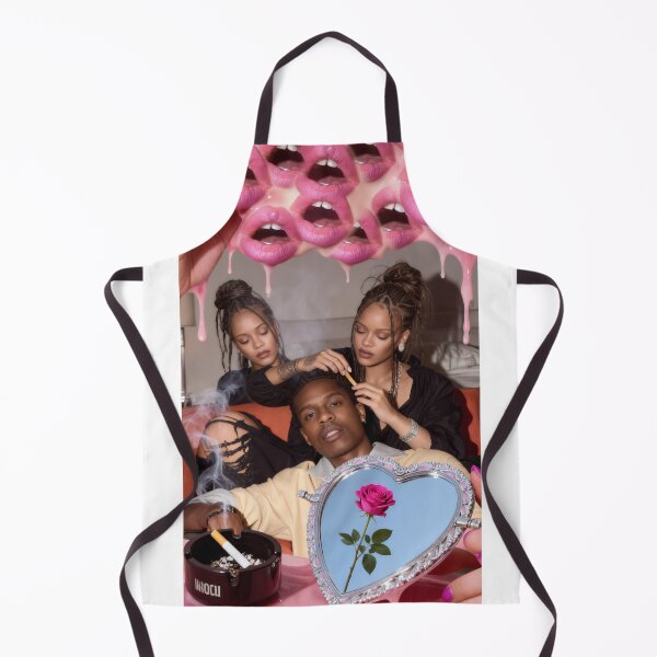 Item preview, Surreal Rihanna & A$AP Rocky Melting Pink Collage designed and sold by y2kponyclub.