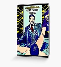 Gentlemen’s Lounge Greeting Card