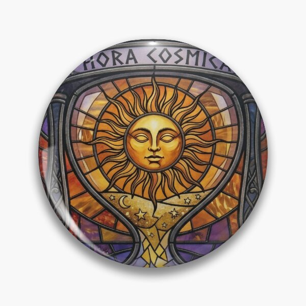 Item preview, Hora Cosmica: Celestial Hourglass Stained Glass Art designed and sold by PerfectTerrible.