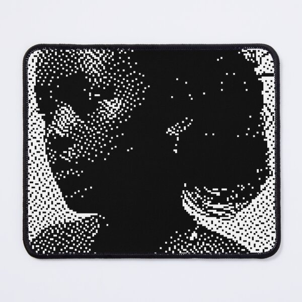 Item preview, Dithered Portrait – Monochrome Pixel Glitch Aesthet designed and sold by matchudaarts.