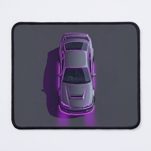 Item preview, JDM Nissan Silvia S15 Neon Magenta Top View Vector Illustration designed and sold by Motorline44.