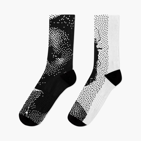 Item preview, Dithered Portrait – Monochrome Pixel Glitch Aesthet designed and sold by matchudaarts.