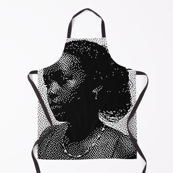 Item preview, Dithered Portrait – Monochrome Pixel Glitch Aesthet designed and sold by matchudaarts.