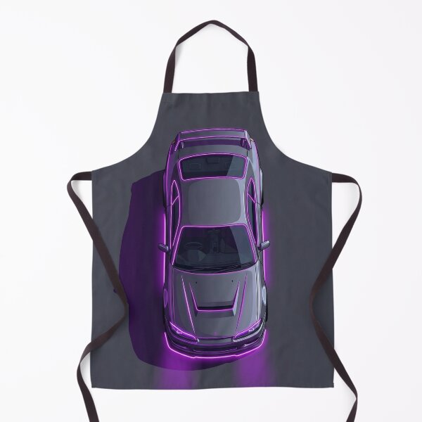 Item preview, JDM Nissan Silvia S15 Neon Magenta Top View Vector Illustration designed and sold by Motorline44.