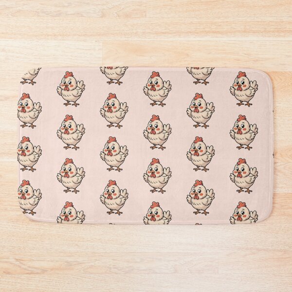 Item preview, Cute Cartoon Chicken - Funny Clucking Farm Animal Art designed and sold by MarJul.