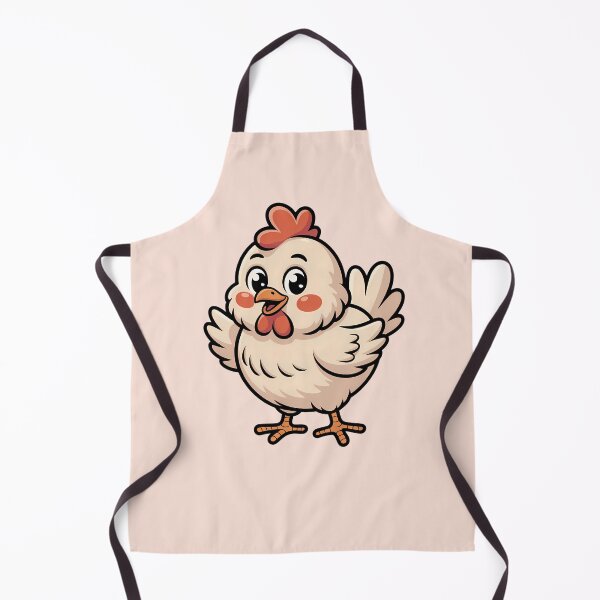 Item preview, Cute Cartoon Chicken - Funny Clucking Farm Animal Art designed and sold by MarJul.