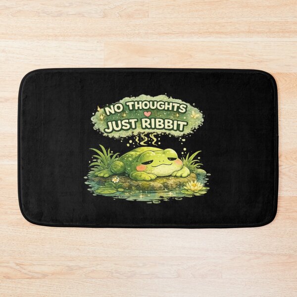 Item preview, No Thoughts Just Ribbit designed and sold by Hobby-up.
