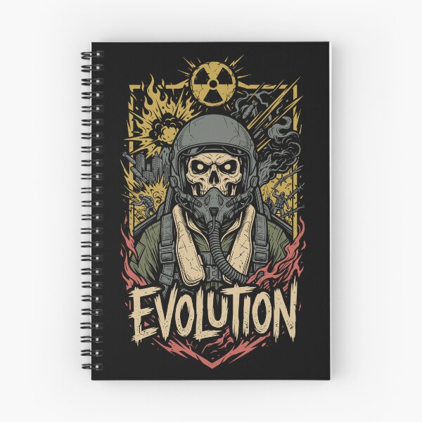 Item preview, Evolution - Post-Apocalyptic Grunge Skull Pilot designed and sold by fabiandesigns88.