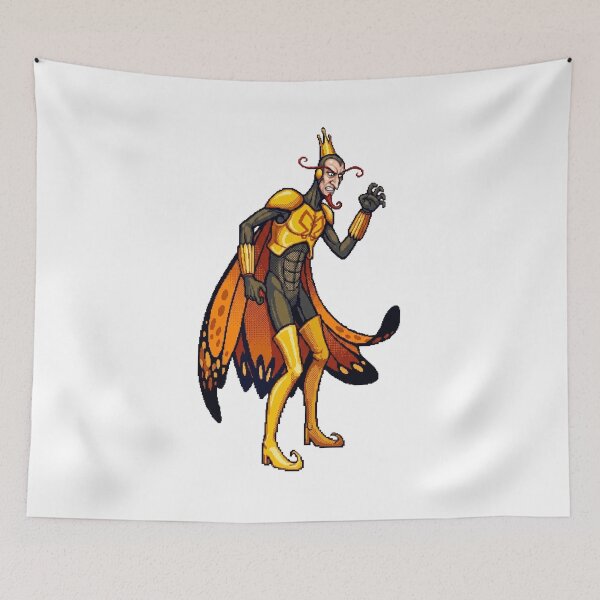 Item preview, Super Venture Fighter: The Mighty Monarch designed and sold by youvebeenframed.shop.