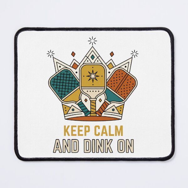 Item preview, Keep Calm Dink On Pickleball Crown designed and sold by gagepd.