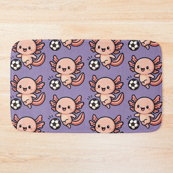 Item preview, Axolotl Playing Soccer designed and sold by Ghost on Toast.