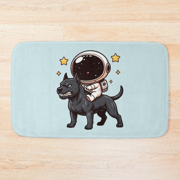 Item preview,  Fierce Pitbull Dog Walker Astronaut Galaxy Explorer designed and sold by NosandEdgy.