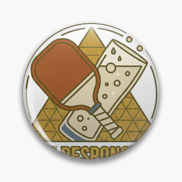Item preview, Dink Responsibly Funny Pickleball Paddle Graphic designed and sold by gagepd.