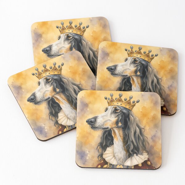 Item preview, Afghan Hound King Portrait designed and sold by prettykaler.