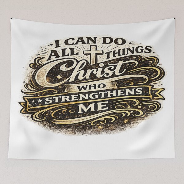 Item preview, I Can Do All Things Through Christ Christian Faith  designed and sold by AONLINE  .