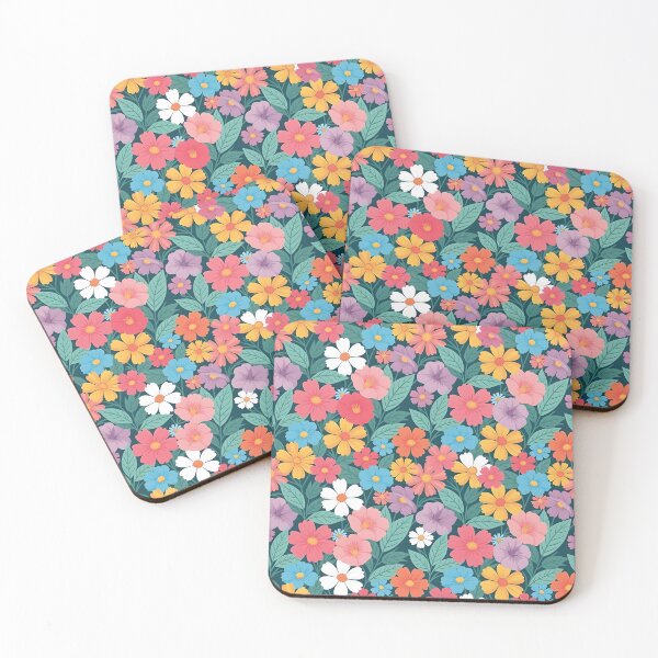 Item preview, Retro 70s Wildflower Meadow Seamless Floral Pattern designed and sold by ayatstudio.
