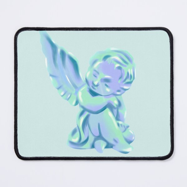 Item preview, Holographic Y2K Cupid Angel | Pastel Liquid Chrome designed and sold by Rawafi Art Studio.