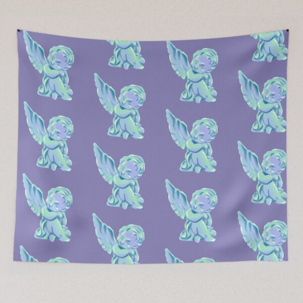 Item preview, Holographic Y2K Cupid Angel | Pastel Liquid Chrome designed and sold by Rawafi Art Studio.