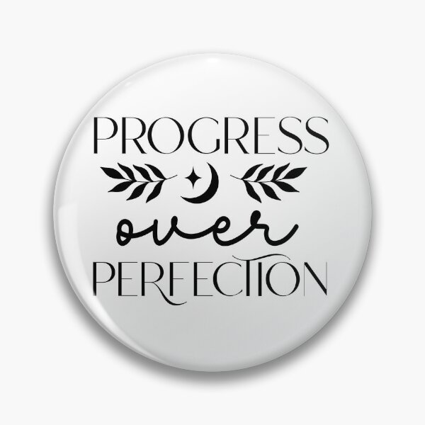 Item preview, Progress Over Perfection Motivational Graphic designed and sold by SweetTeezPrints.