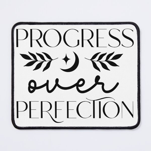 Item preview, Progress Over Perfection Motivational Graphic designed and sold by SweetTeezPrints.