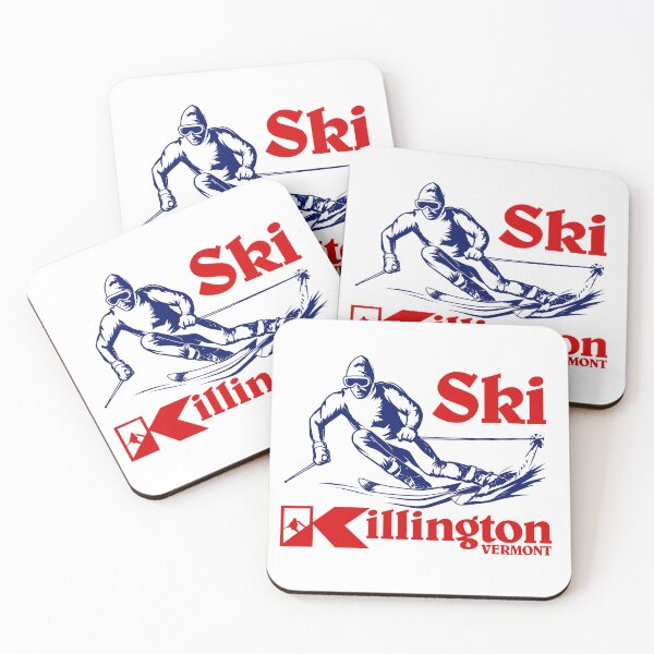 Item preview, Ski Killington Vermont Tourist Skiing Souvenir designed and sold by darklordpug.