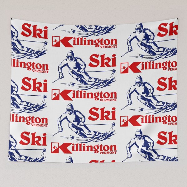 Item preview, Ski Killington Vermont Tourist Skiing Souvenir designed and sold by darklordpug.
