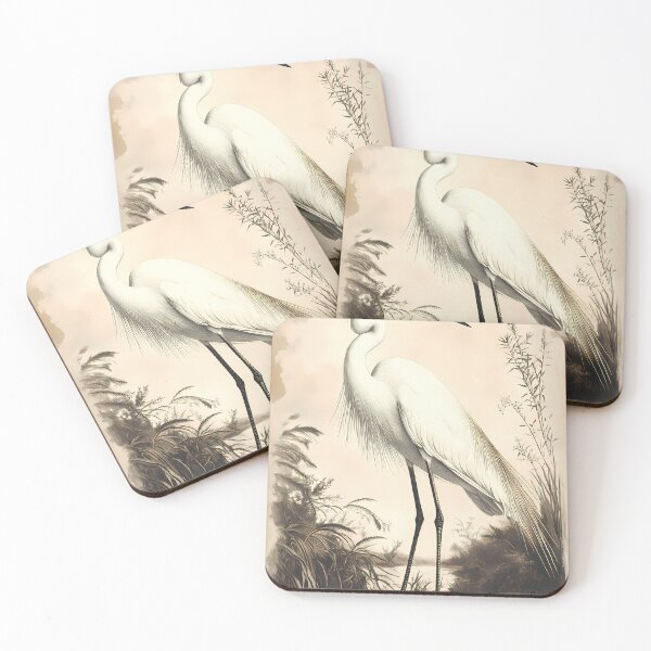 Item preview, Garça-Branca — Gravura Botânica Vintage | Atlantic Forest designed and sold by AtlanticForest.