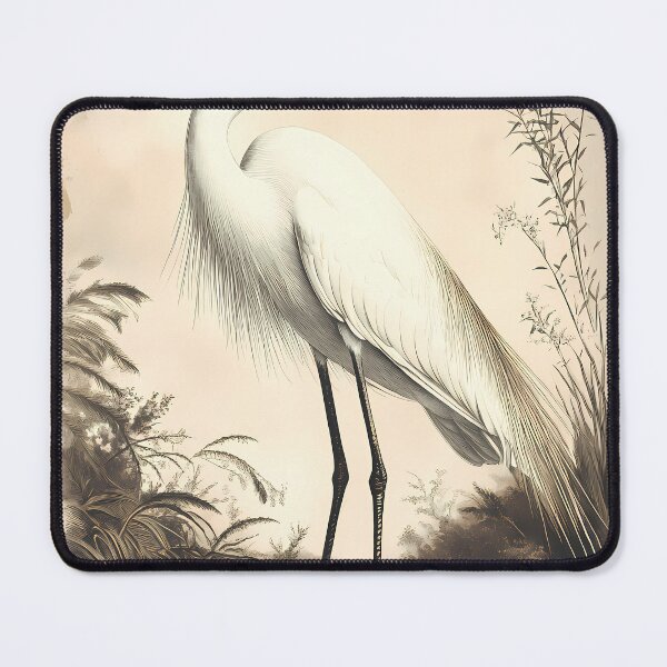 Item preview, Garça-Branca — Gravura Botânica Vintage | Atlantic Forest designed and sold by AtlanticForest.