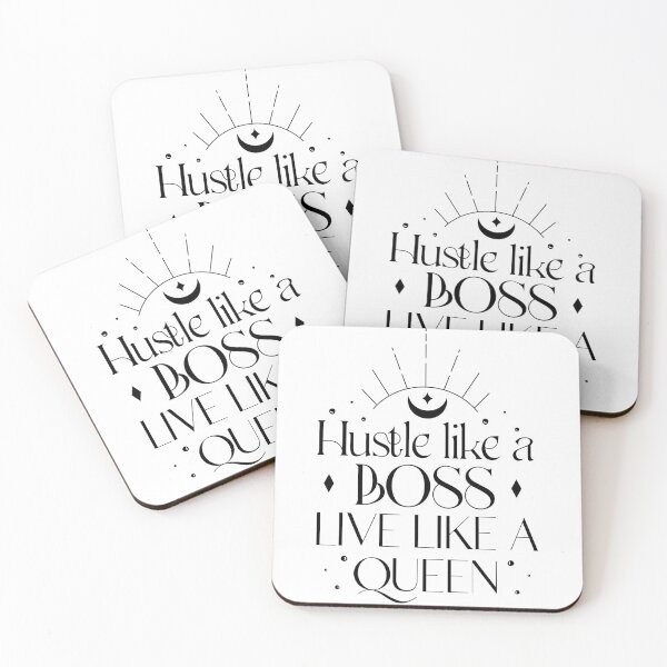 Item preview, “Hustle Like a Boss, Live Like a Queen” Graphic designed and sold by SweetTeezPrints.
