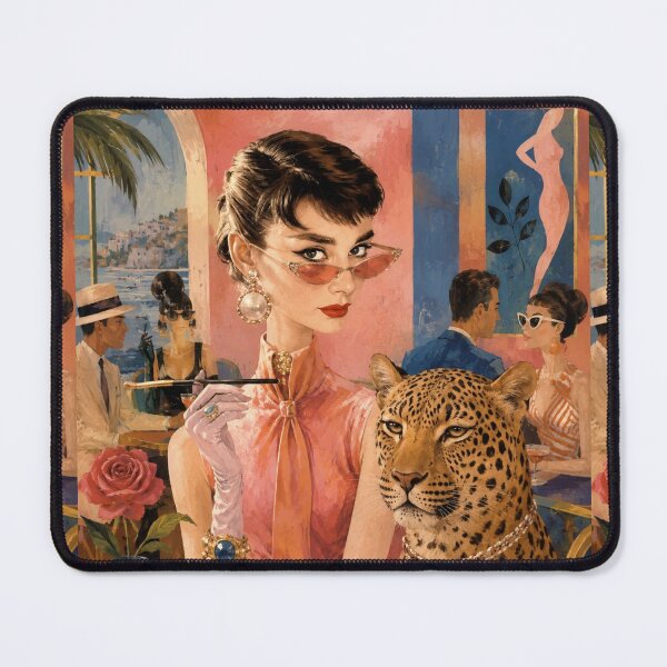 Item preview, A woman and a leopard. designed and sold by Natalia-Vlad.