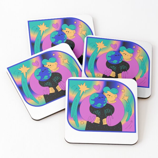 Item preview, Peaceful Earth Love Vibrant Character Illustration Art designed and sold by Rawafi Art Studio.