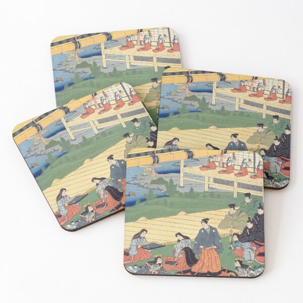 Item preview, Imperial Court in Kyoto – Vintage Japanese Ukiyo-e Scene designed and sold by vekotpu.