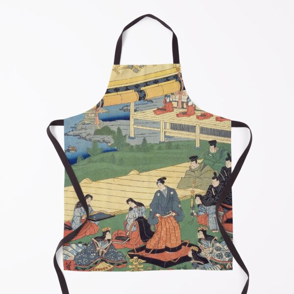Item preview, Imperial Court in Kyoto – Vintage Japanese Ukiyo-e Scene designed and sold by vekotpu.