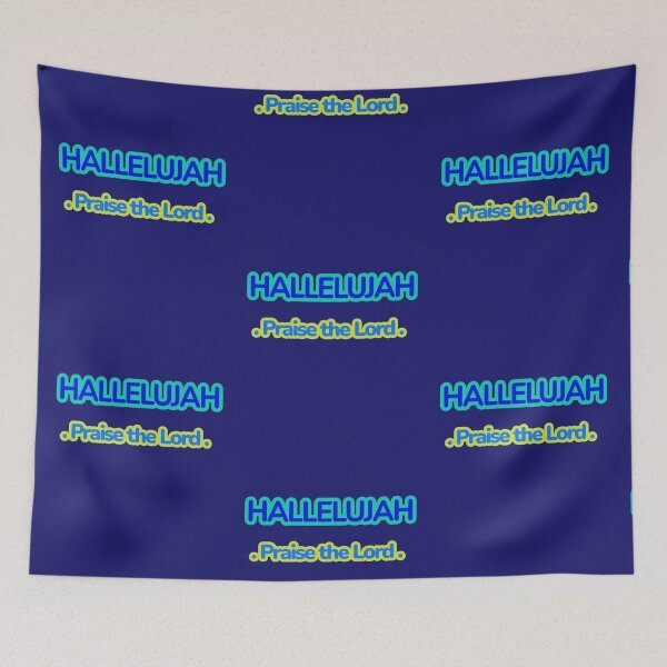 Item preview, Hallelujah - Praise the Lord designed and sold by BELIEVERS with STYLE.