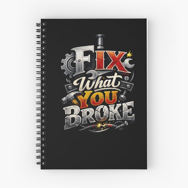 Item preview, I Fix What You Broke - Funny Mechanic & Handyman Typography designed and sold by Lozarux.