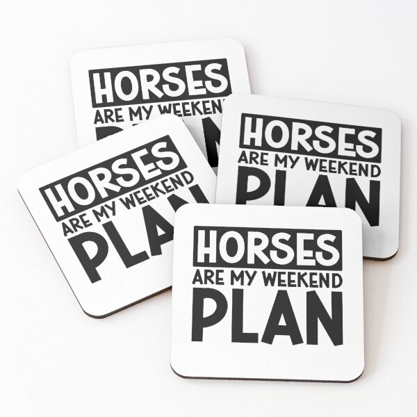 Item preview, Horses Are My Weekend Plan - Horse Lover designed and sold by gunaone-design.