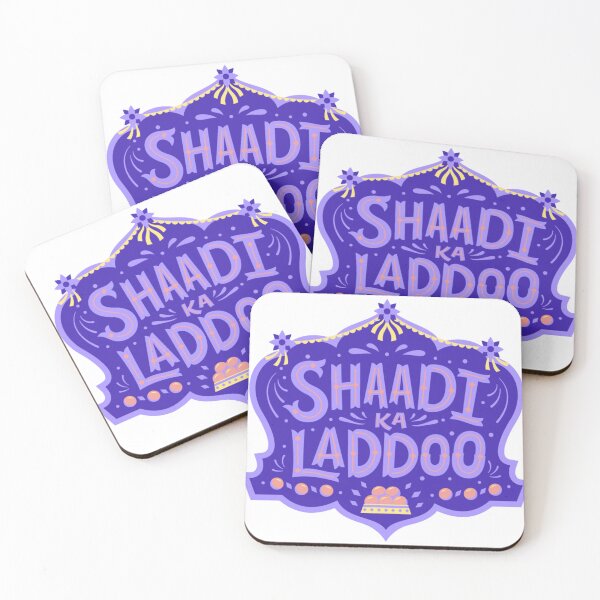 Item preview, Shaadi Ka Laddoo | Indian Wedding Celebration Festive Art designed and sold by Rawafi Art Studio.