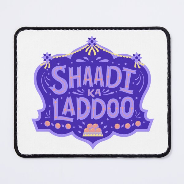 Item preview, Shaadi Ka Laddoo | Indian Wedding Celebration Festive Art designed and sold by Rawafi Art Studio.