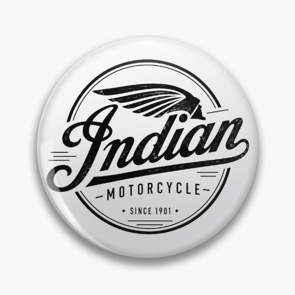 Item preview, Indian Motorcycle Since 1901 — Logo Clásico Biker Vintage designed and sold by IronRoadCo.