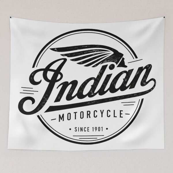 Item preview, Indian Motorcycle Since 1901 — Classic Vintage Biker Logo designed and sold by IronRoadCo.