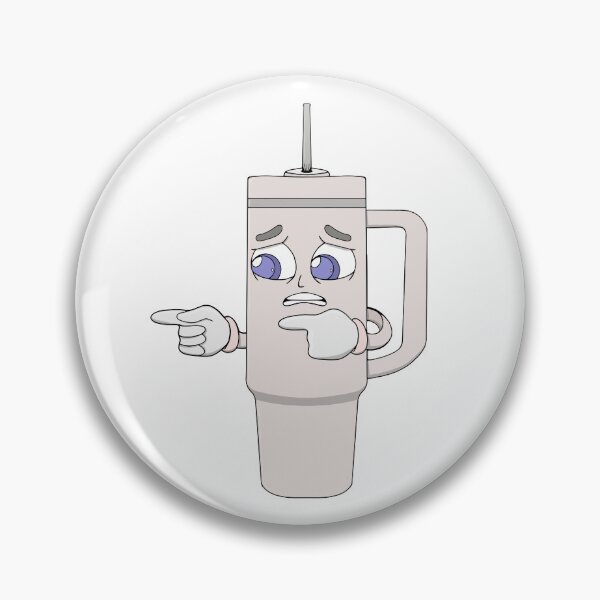 Item preview, Worried Shaker Cup Anxious Mascot designed and sold by shopdiego.