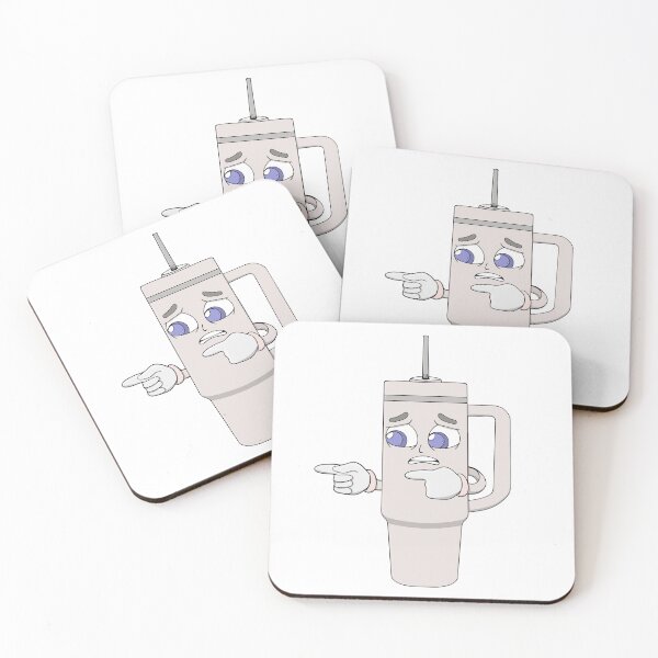 Item preview, Worried Shaker Cup Anxious Mascot designed and sold by shopdiego.