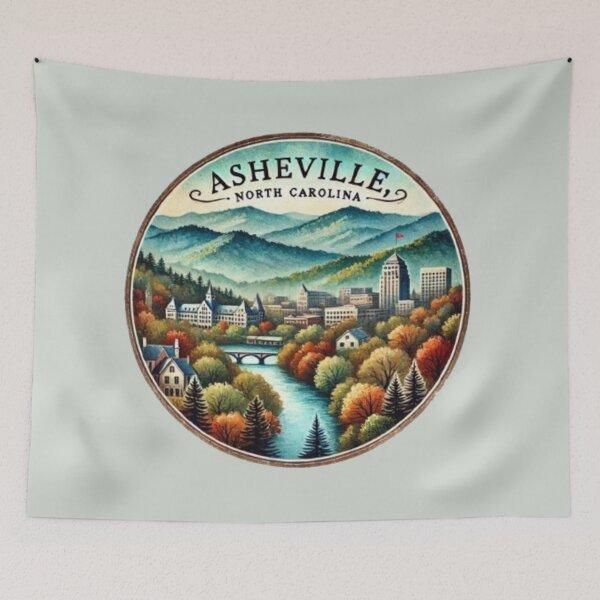 Item preview, Asheville North Carolina NC Blue Ridge Mountains Parkway designed and sold by SalterDesigns.