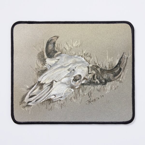 Item preview, Bison Skull designed and sold by KuzaraFineArts.