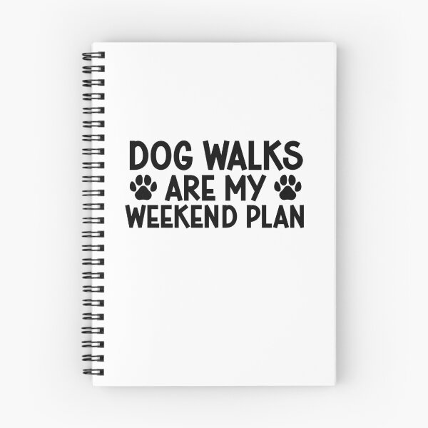 Item preview, Dog walks are my weekend plan - dog lover gift designed and sold by gunaone-design.