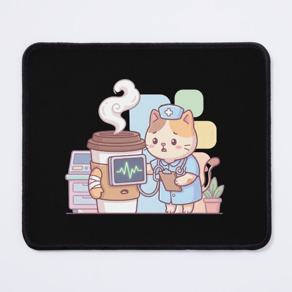 Item preview, Chibi Cat Nurse Coffee Care designed and sold by AbanoubStore.