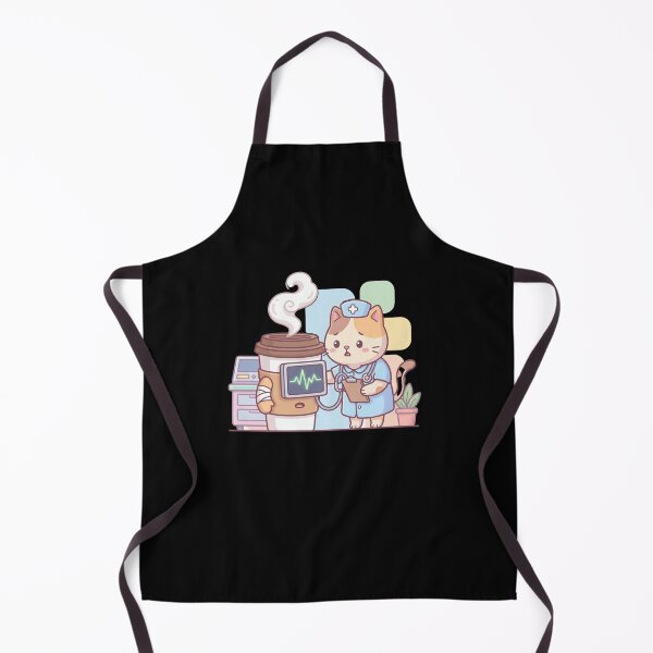 Item preview, Chibi Cat Nurse Coffee Care designed and sold by AbanoubStore.