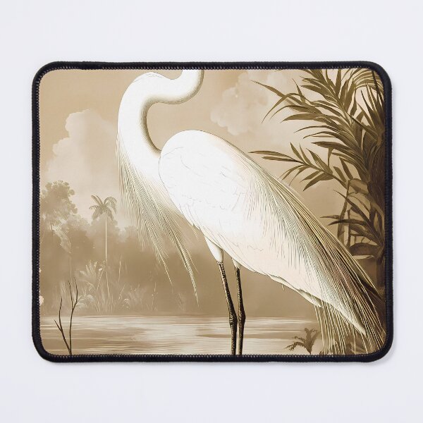 Item preview, Garça-Branca — Ilustração Científica Vintage | Atlantic Forest designed and sold by AtlanticForest.