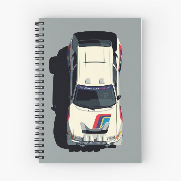 Item preview, Peugeot 205 T16 Group B Rally Top View Vector Illustration designed and sold by Motorline44.